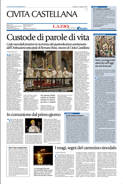 Avvenire - pagina diocesana del 09/01/2022